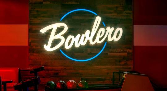 Bowlero Logo in Bowlero location
